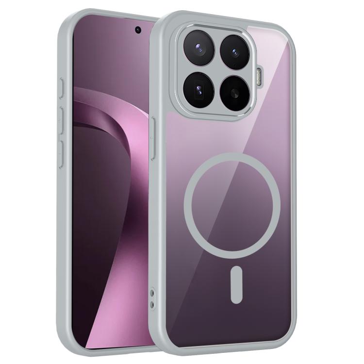 For Xiaomi 17T Pro 5G Matte PC Skin-feel Magnetic Shockproof Phone Case(Grey)