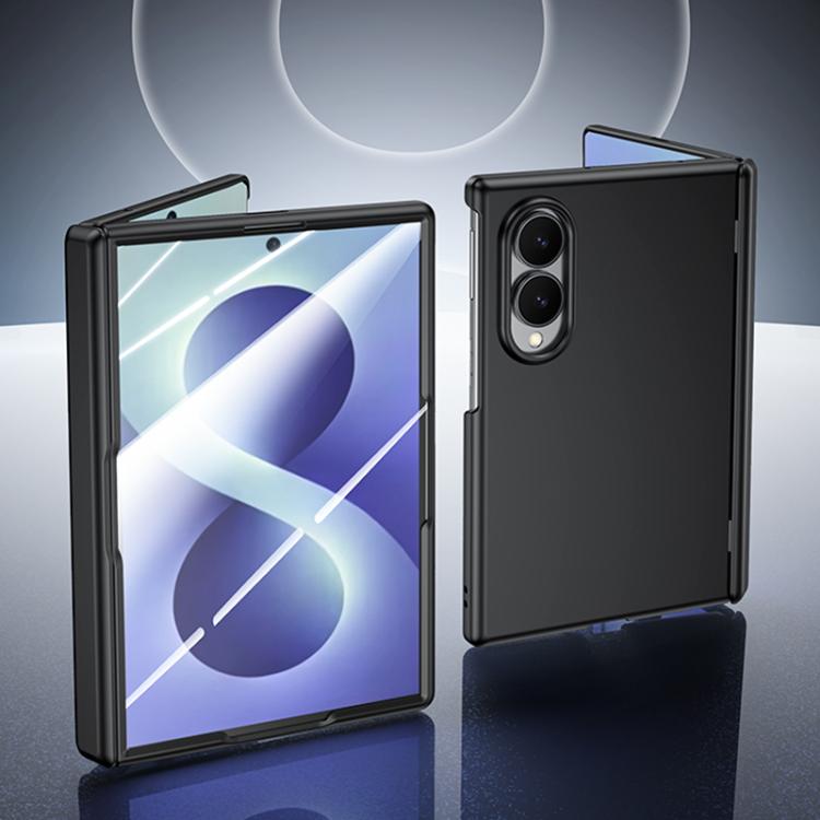 

For Galaxy Z Fold8 5G Skin Feel Frosted Spray-Coated PC Hinge Integrated Film Phone Case(Black)