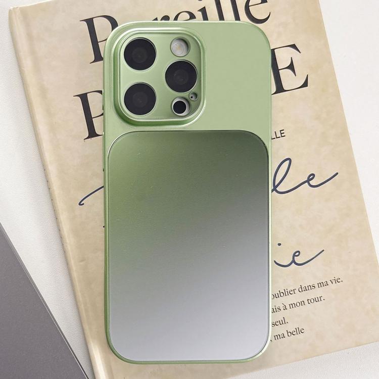 For iPhone 15 Pro Max Matte Finish Gradient Color Acrylic + PC Phone Case(Green)