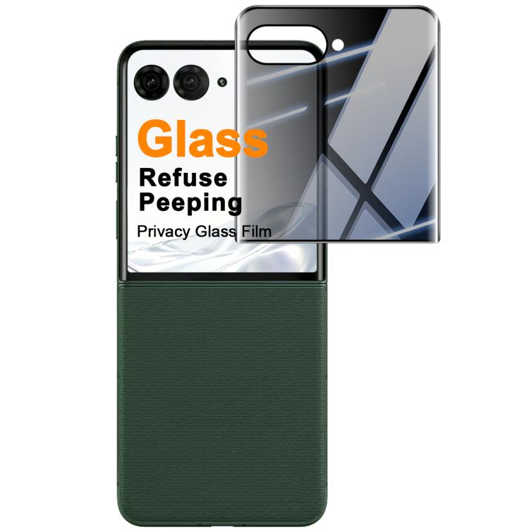 

For Motorola Razr 70+ / Razr 60 Pro imak 3D Curved Privacy Anti-Glare Full Rear Screen Tempered Glass Film