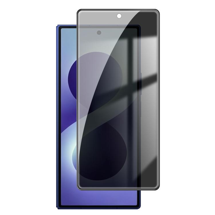 For Galaxy Z Fold8 Ultra 5G Outer Screen Kalebol High-Aluminum Screen-Printed Full-Coverage Black-Border Privacy Tempered Glass Film