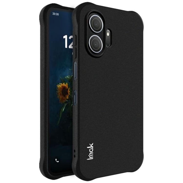 

For TCL NxtPaper 70 Pro 5G imak Shockproof Airbag TPU Phone Case(Matte Black)