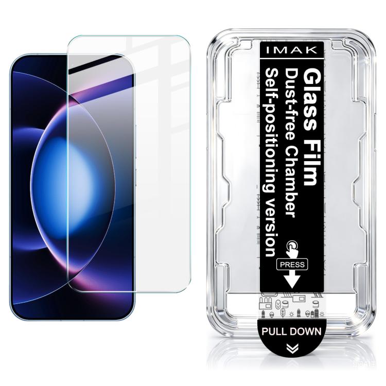 For Xiaomi 17 Max 5G imak Dust-free Chamber Locator H Series Glass Film, Support Fingerprint Unlocking