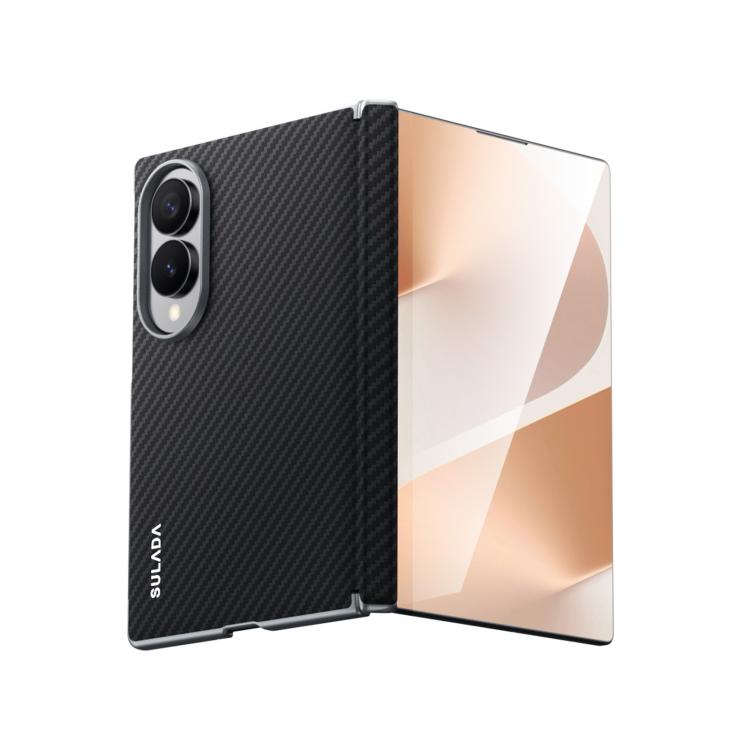 For Galaxy Z Fold8 5G SULADA 600D Kevlar Texture PC Shockproof Phone Case(Black) — купить у Sunsky-online WW