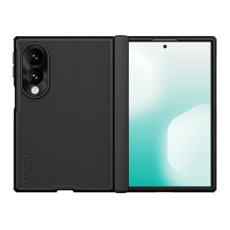 For Galaxy Z Fold8 5G NILLKIN Frosted Fold PC + TPU MagSafe Magnetic Phone Case(Black)