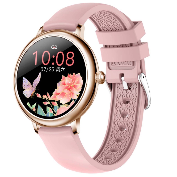

CF80 1.08 inch IPS Color Touch Screen Smart Watch, IP67 Waterproof, Support GPS / Heart Rate Monitor / Sleep Monitor / Blood Pressure Monitoring(Rose Gold)