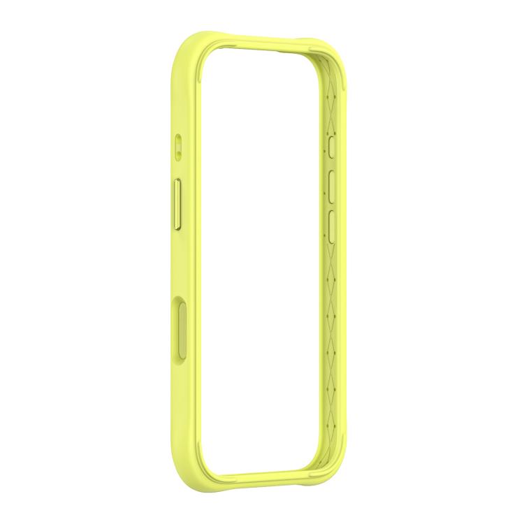 For iPhone 17 Pro Max Phone Silicone Frame Bumper(Green)