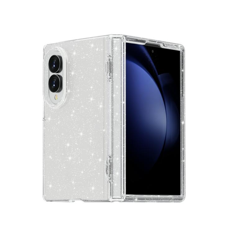 For Galaxy Z Fold8 5G Shockproof Terminator Glitter Powder Phone Case(White)