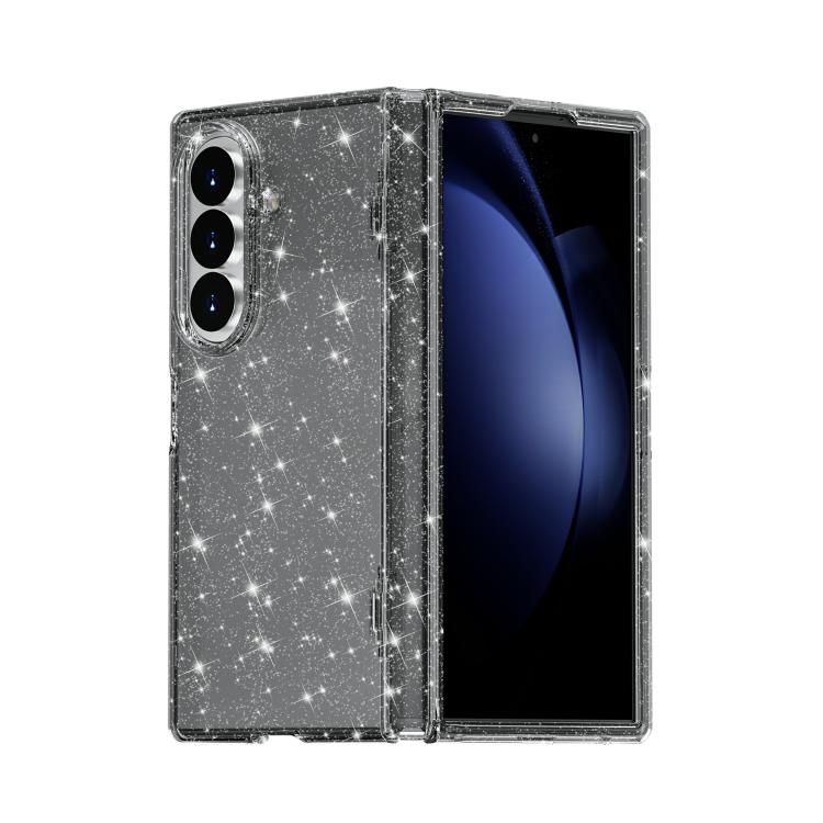 For Galaxy Z Fold8 Ultra 5G Shockproof Terminator Glitter Powder Phone Case(Black)
