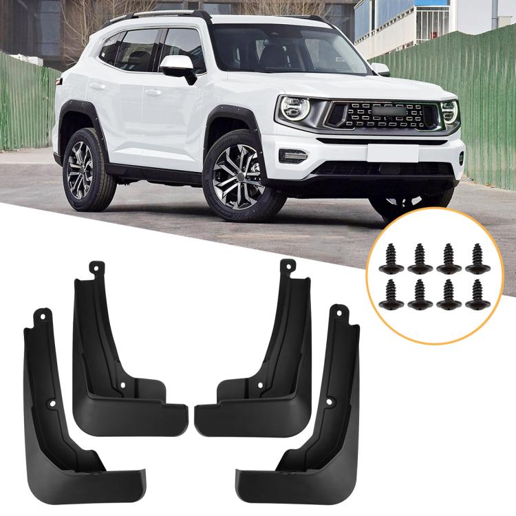 

For GreatWall Haval H7 2023-2025 4pcs/Set Car Wheel Splash Flaps Fender Guard