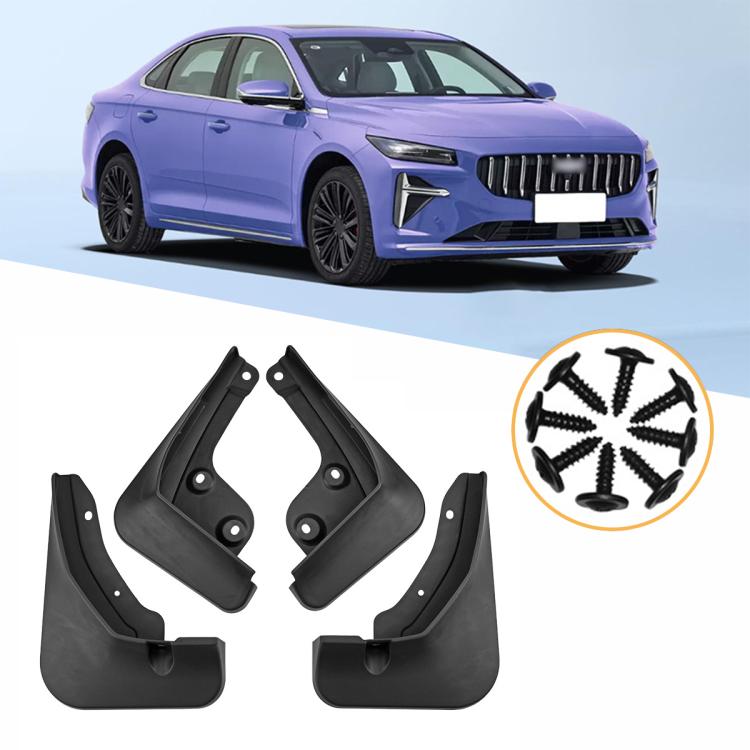 

For Geely Preface L 2024 4pcs/Set Car Wheel Splash Flaps Fender Guard