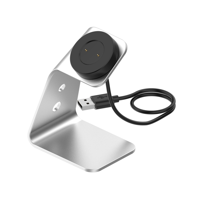 

For Huawei Watch GT 2 / GT / GT 2e Universal Aluminum Alloy Magnetic Charger Holder(Silver)