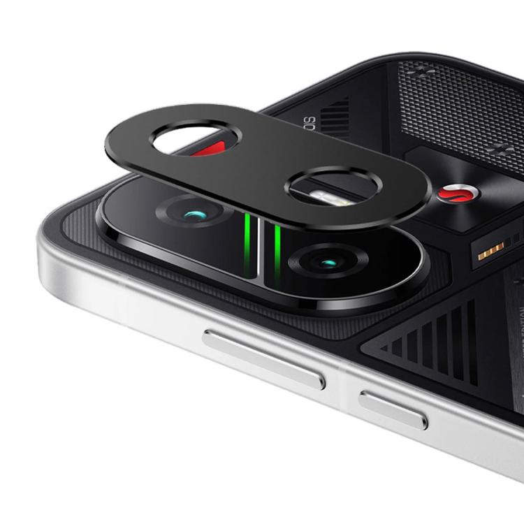 

For Xiaomi Poco F7 XDcase Aluminum Alloy Hollow Camera Lens Protector(Black)