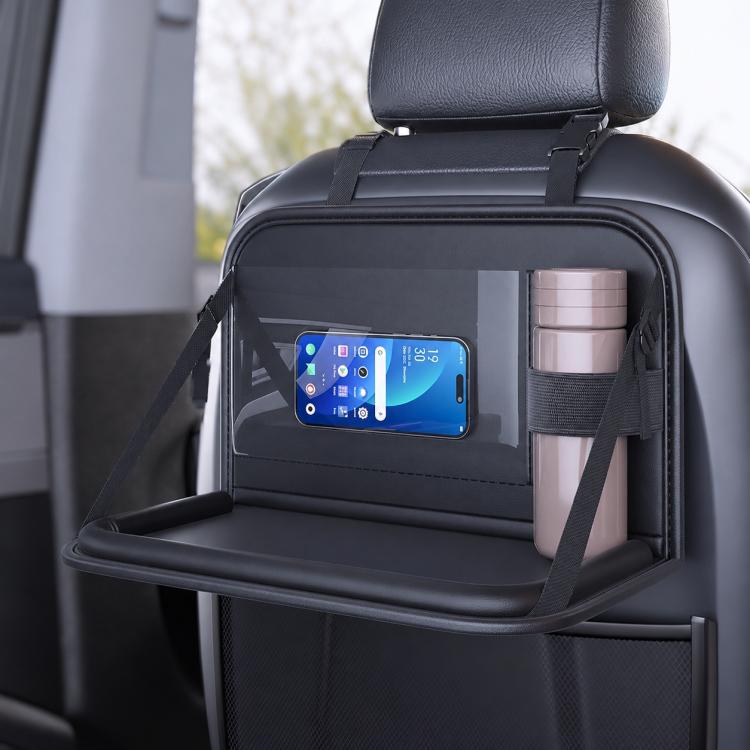 

Car Seat Back Storage Rack Multifunctional Car Storage Bag Rear Seat Tray Desk, Size:40 x 25 cm(Black)