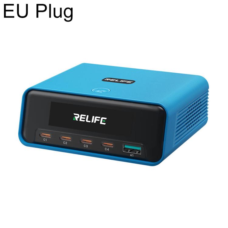 RELIFE Q8 165W GaN Multi-Port Charger with Digital Display 3 RELIFE Q8 165W GaN Multi-Port Charger with Digital Display