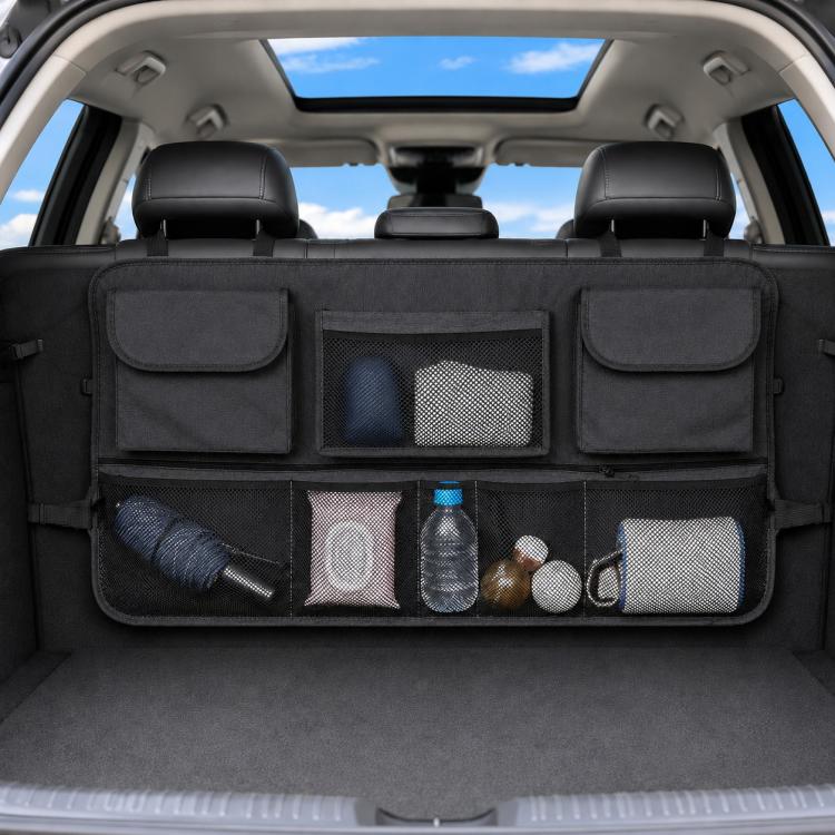 

Car Trunk Multifunctional Oxford Coth Storage Bag, Size:100 x 45 cm(Black)