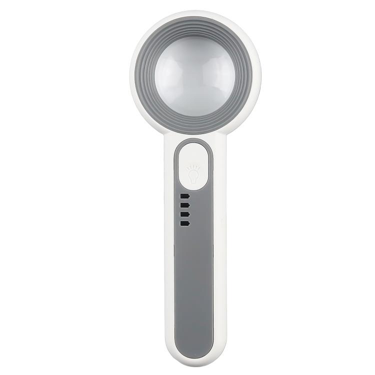 Handheld Multi-magnification Magnifying Glass with Touch LED Light, Specification:3710C