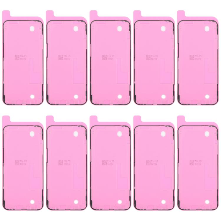 For iPhone 13 Pro Max 10pcs OEM LCD Frame Bezel Waterproof Adhesive Gasket, Airtightness Test Compatible