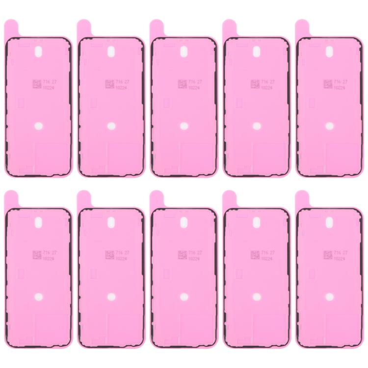 For iPhone 15 10pcs OEM Back Housing Cover Adhesive, Airtightness Test Compatible