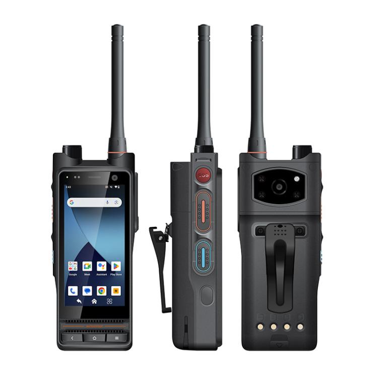 UNIWA P4 UHF Walkie-Talkie Rugged Phone, 4GB+64GB, 4.0 inch Android 14.0 Mediatek MT6762 Octa Core, Network: 4G, OTG, Plug:EU Plug(Black)