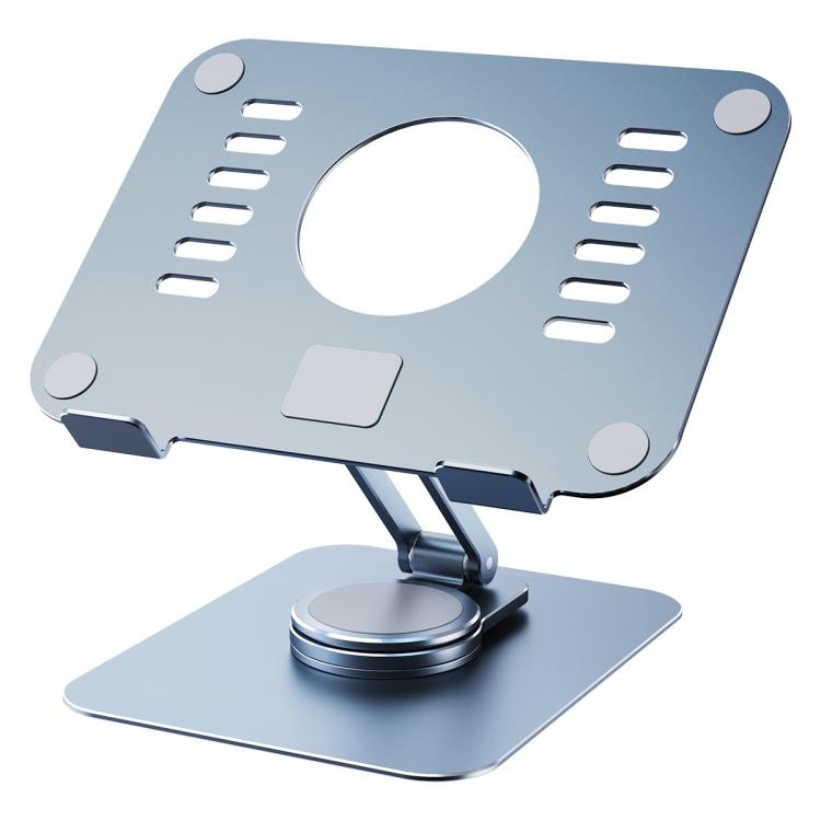 T632 Aluminum Alloy 360 Degree Rotating Desktop Tablet Holder(Grey)
