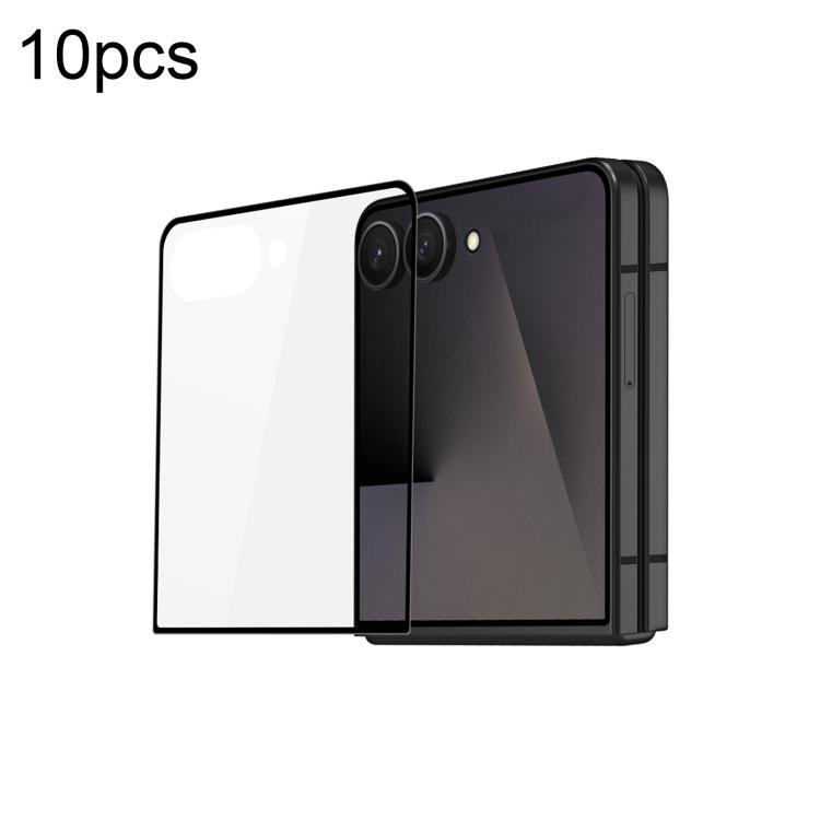 For Galaxy Z Flip8 5G 10pcs DUX DUCIS 0.33mm 9H Medium Alumina Tempered Glass Film