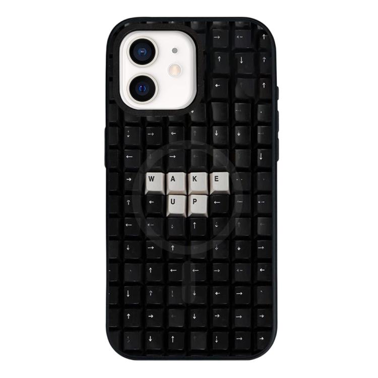 For iPhone 13 Star Cross Detachable Dual Magnetic PC Hybrid TPU Phone Case(Keys)
