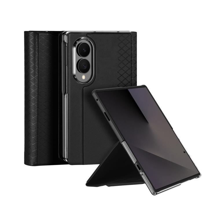 For Galaxy Z Fold8 5G DUX DUCIS Bril Series PU + TPU Phone Case(Black)