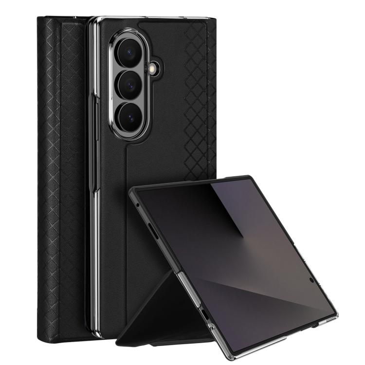 For Galaxy Z Fold8 Ultra 5G DUX DUCIS Bril Series PU + TPU Phone Case(Black)
