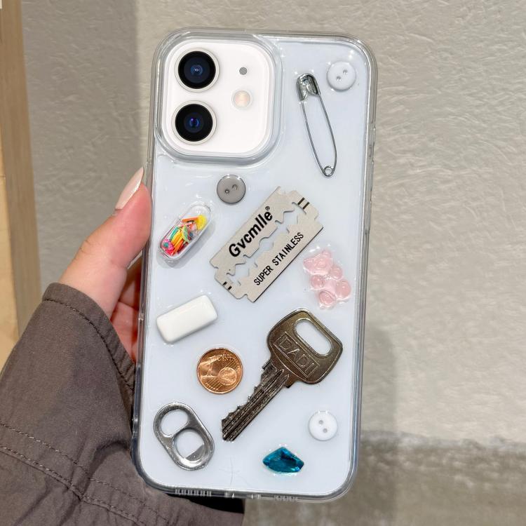 For iPhone 11 Creative Color Capsule Acrylic Shockproof Phone Case