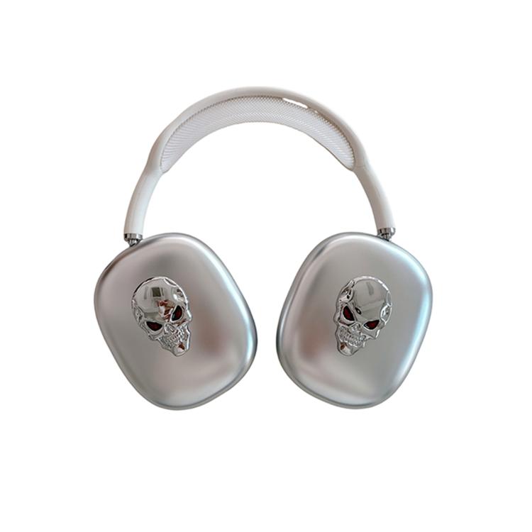For AirPods Max 2 / Max Electroplated 3D Pattern Headphone Protective Case(Skull)