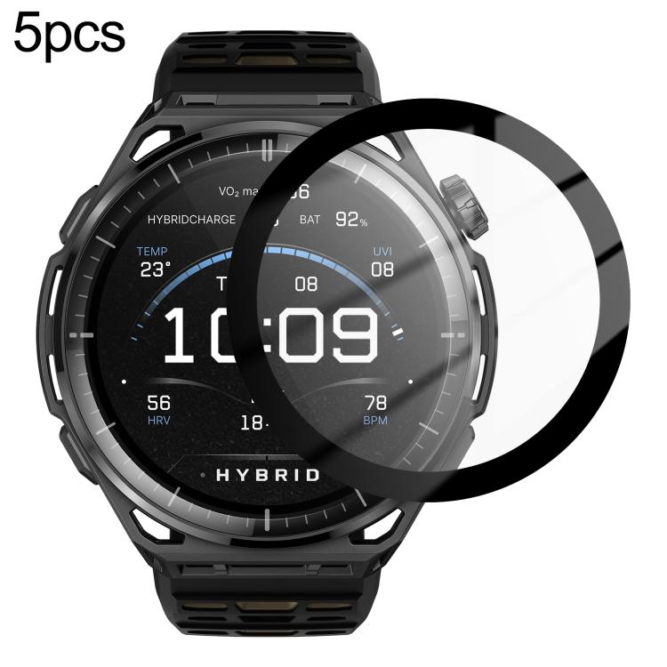 For Amazfit Balance 3 5pcs / Pack PMMA Composite Soft Screen Protector Film With Retail Color Box