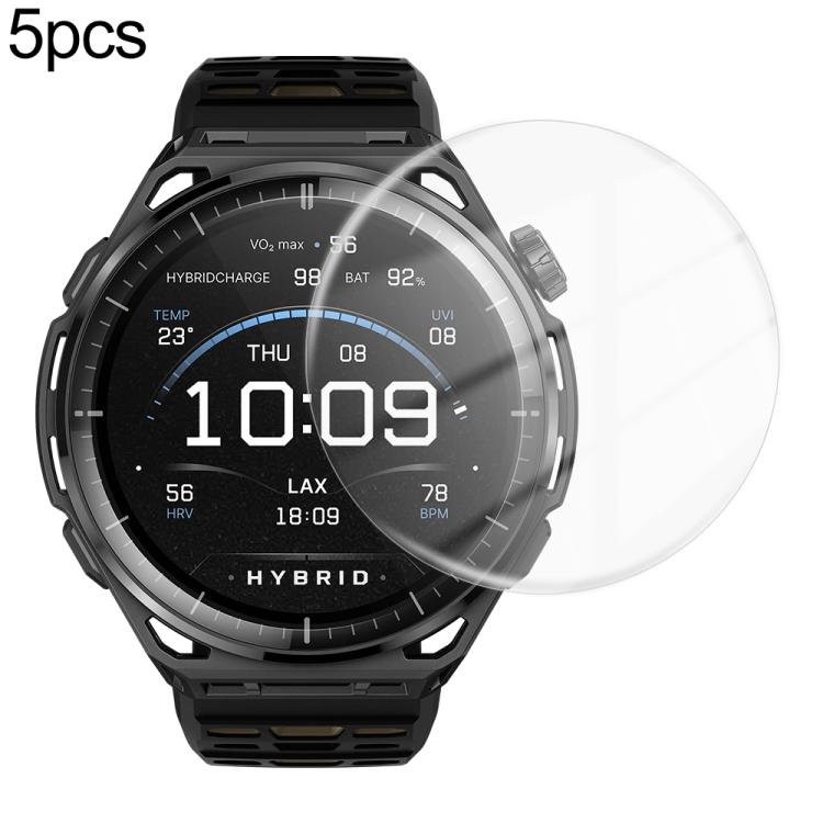 For Amazfit Balance 3 5pcs / Pack HD Soft Hydrogel Screen Protector Film With Retail Color Box