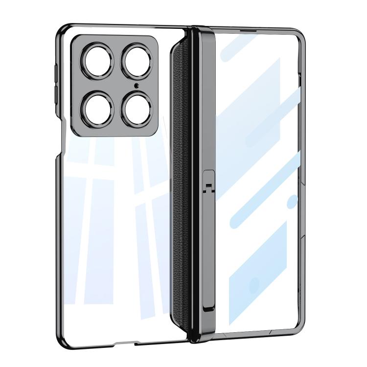 For Motorola Razr Fold 5G GKK Integrated Magnetic Folding Hinge Phantom Side Bag Bracket Phone Case(Black)