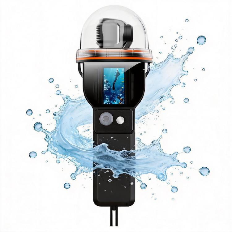 For DJI Omos Pocket 3 RedPepper 30m Diving Waterproof Action Camera Housing Cover(Transparent)