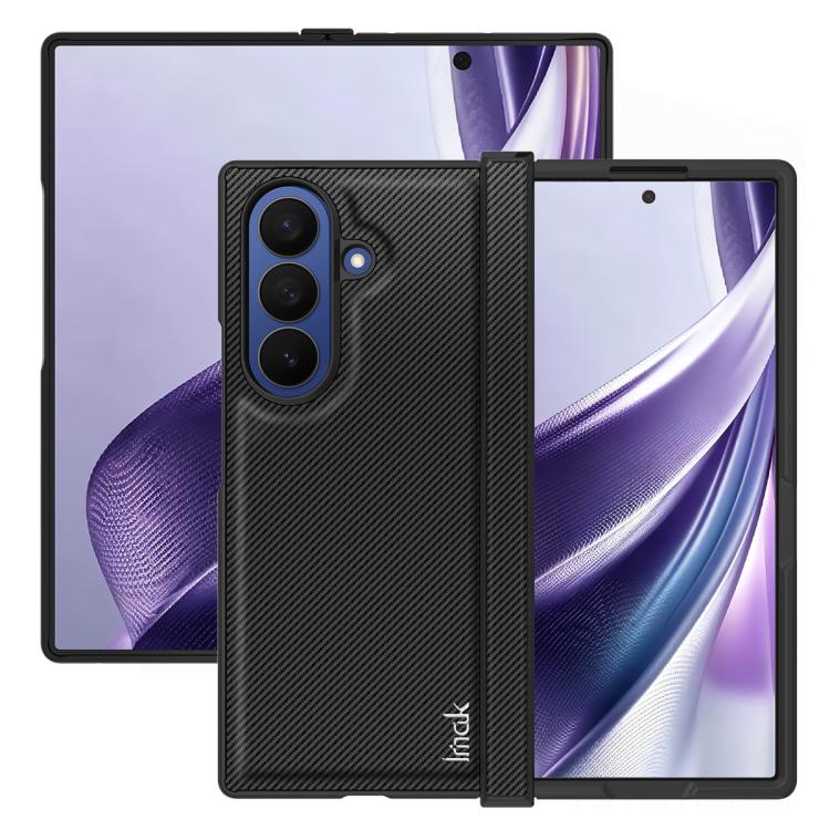 For Galaxy Z Fold8 Ultra 5G imak Ruiyi Series Carbon Fiber PU + PC Phone Case