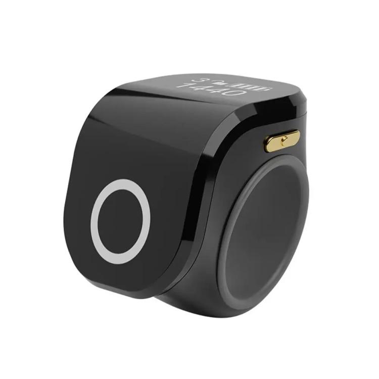 S10 Adjustable Size Touch Smart Bluetooth Prayer Ring Counter(Black)