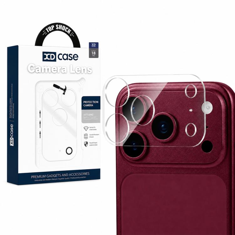 For iPhone 18 Pro XDcase Transparent Integrated Tempered Glass Camera Film