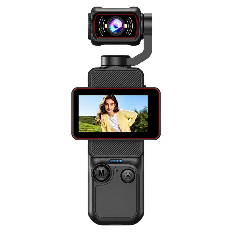 DV01 1.97-inch HD Handheld Gimbal Pocket Camera Outdoor Sports Recorder(Black)