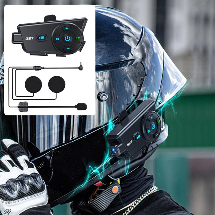 Q27 Motorcycle Helmet Bluetooth Intercom with Built-In Dash Cam 10 Q27 Motorcycle Helmet Bluetooth Intercom with Built-In Dash Cam