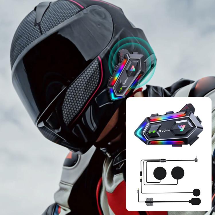 Y20 MAX Bluetooth 5.3 Helmet Headset with RGB Lights 2 Y20 MAX Bluetooth 5.3 Helmet Headset with RGB Lights