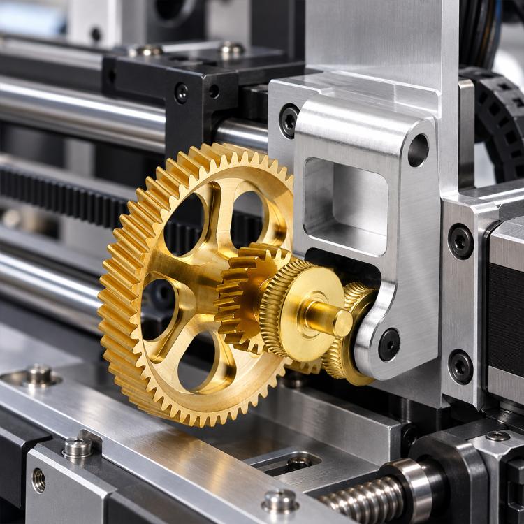 For Bambu Lab X1 / P1 Brass Hardened Steel Extruder Gear Assembly Kit