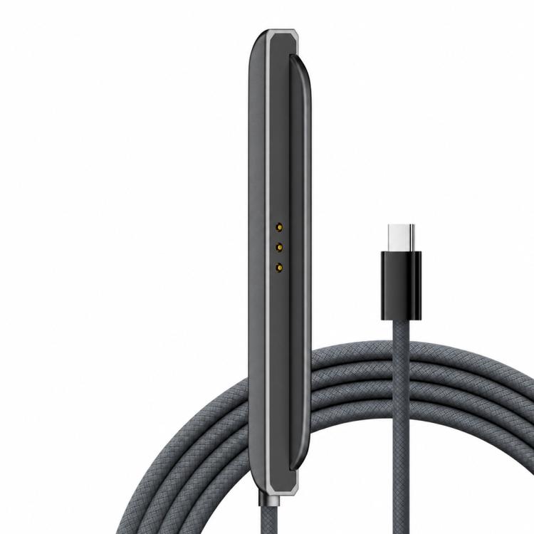 For iPad 2025 / 2022 27W Max Smart PIN Magnetic Charging Connector with Type-C Cable(Black)