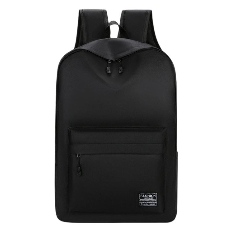 Large Capacity Casual Backpack Lightweight School Bag(Black)