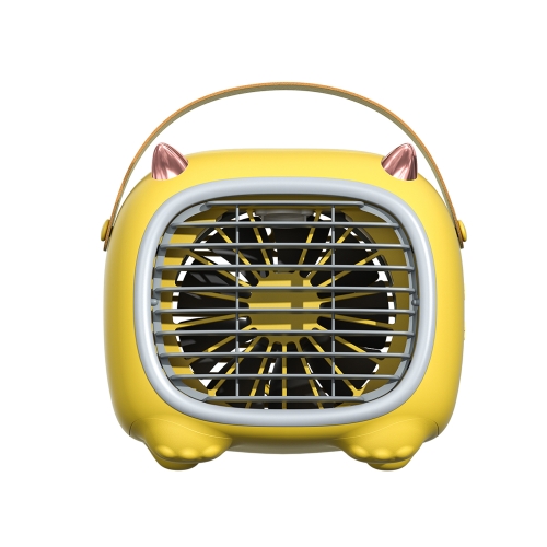 

WK WT-F19 Little Monster Water Cooling Fan Desktop Fan(Yellow)