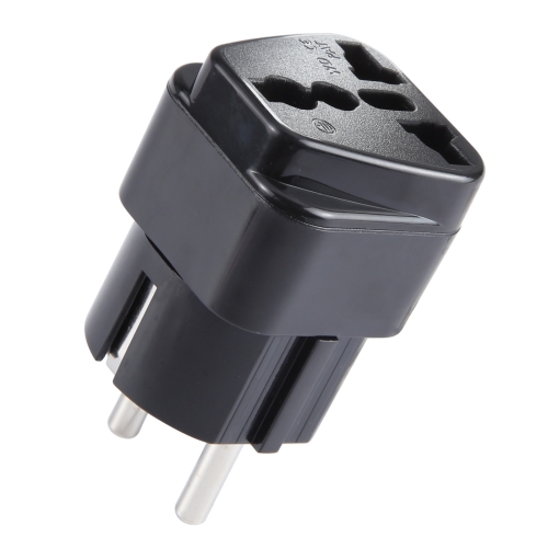 

Portable Universal UK Plug to EU Plug Power Socket Travel Adapter with Fuse
