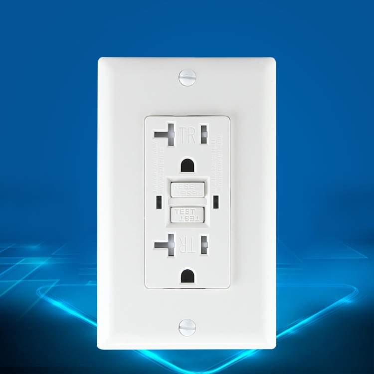 PC Double-connection Power Socket Switch, US Plug, Square White UL 15A ...