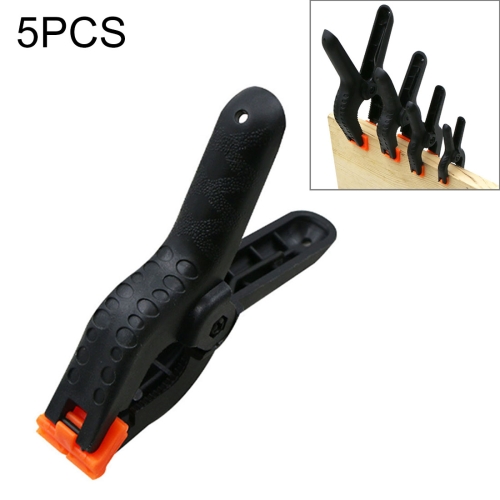 

5 PCS Woodworking Photo Studio Photography Backdrop Nylon Clip Support Spring Clamp, Length: 90mm