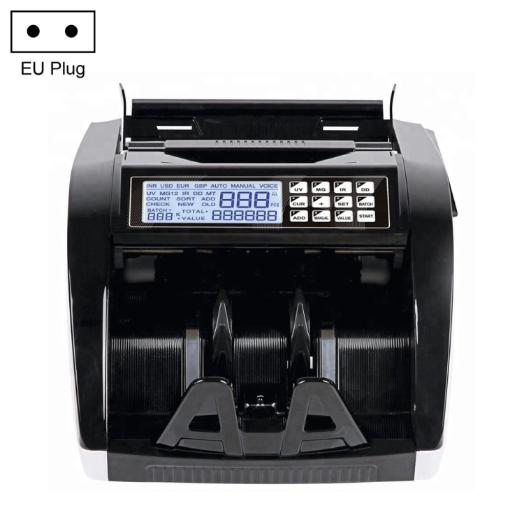 

AL-6100A Multi-currency Currency Detector, Specifications:EU Plug