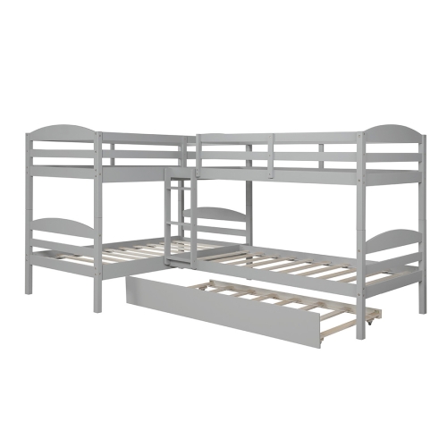 Warehouse L Type Double Bunk Bed Size, Types Of Double Bunk Beds